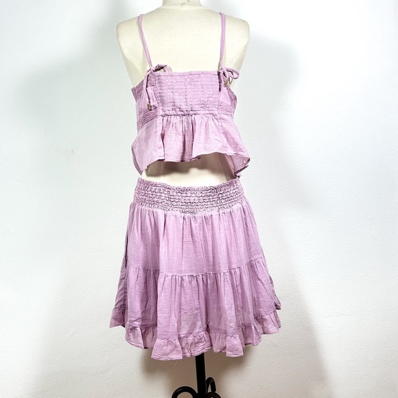 NWT Free People Zaria Set in Fragrant Lilac size Large - Picture 4 of 11